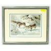 Image 1 : MANFRED SCHATZ NEW SNOW #84/950 FRAMED
