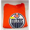 Image 1 : 2 ORANGE OILERS MENS SIZE LARGE T-SHIRTS