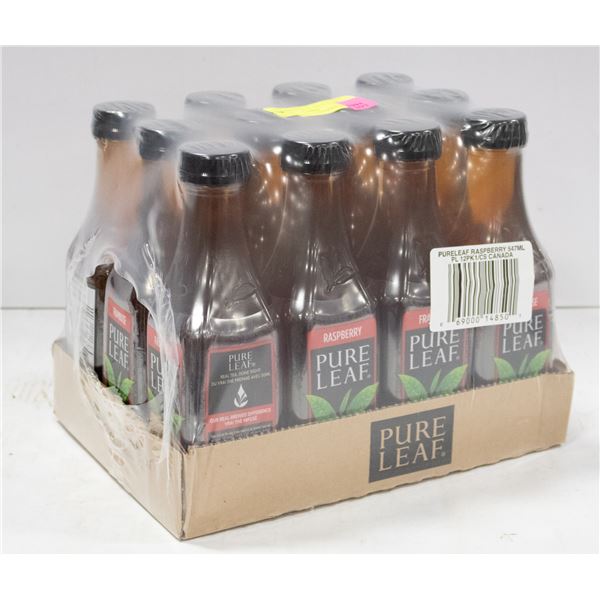CASE OF PURE LEAF RASPBERRY ICED TEA 547ML BOTTLE