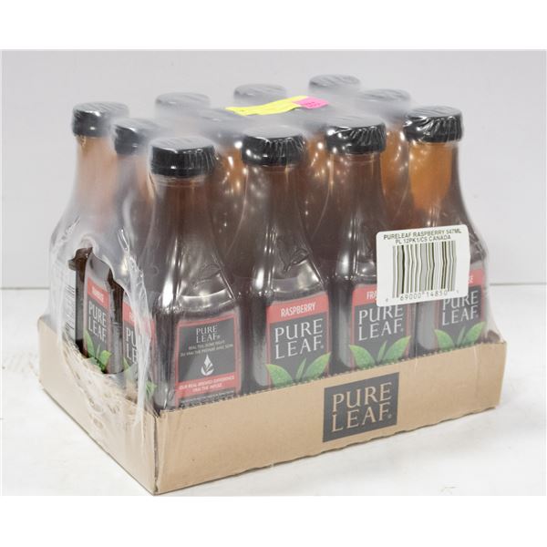 CASE OF PURE LEAF RASPBERRY ICED TEA 547ML BOTTLE