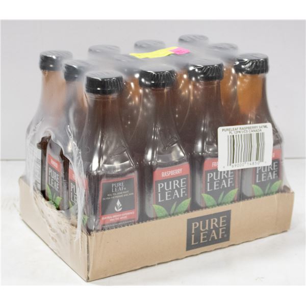 CASE OF PURE LEAF RASPBERRY ICED TEA 547ML BOTTLE