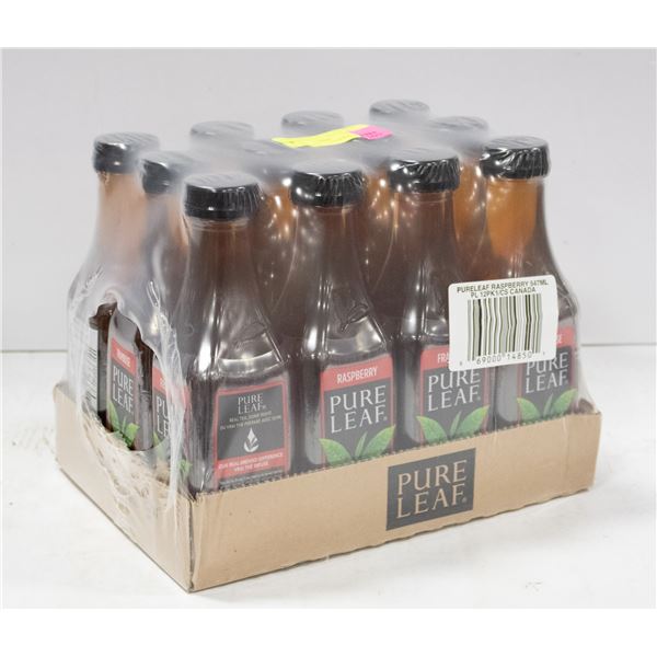 CASE OF PURE LEAF RASPBERRY ICED TEA 547ML BOTTLE