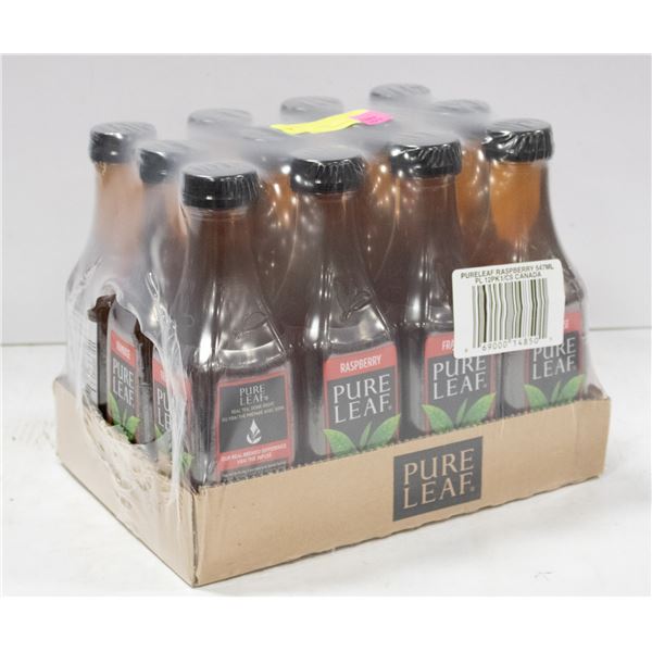 CASE OF PURE LEAF RASPBERRY ICED TEA 547ML BOTTLE