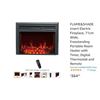 Image 1 : FLAME&SHADE INSERT ELECTRIC FIREPLACE W/ REMOTE