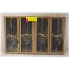 Image 1 : 4 PACKS OF WILLOW SLATE PLANT LABELS W. SOAP STONE