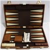 Image 1 : BACKGAMMON LEATHER CASE