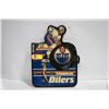 Image 1 : 1989 OILERS WALL CLOCK- NHL LICENSED