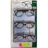 Image 1 : FOSTER GRANT LADIES READING GLASSES 3 PACK +2.00