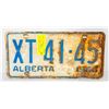 Image 1 : 1966 ALBERTA LICENSE PLATE