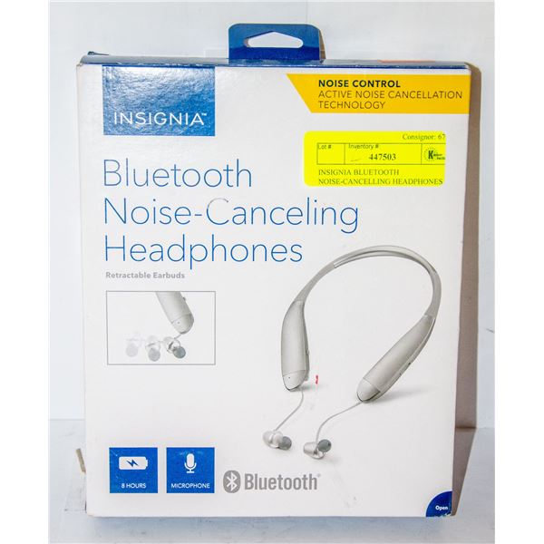 INSIGNIA BLUETOOTH NOISE-CANCELLING HEADPHONES