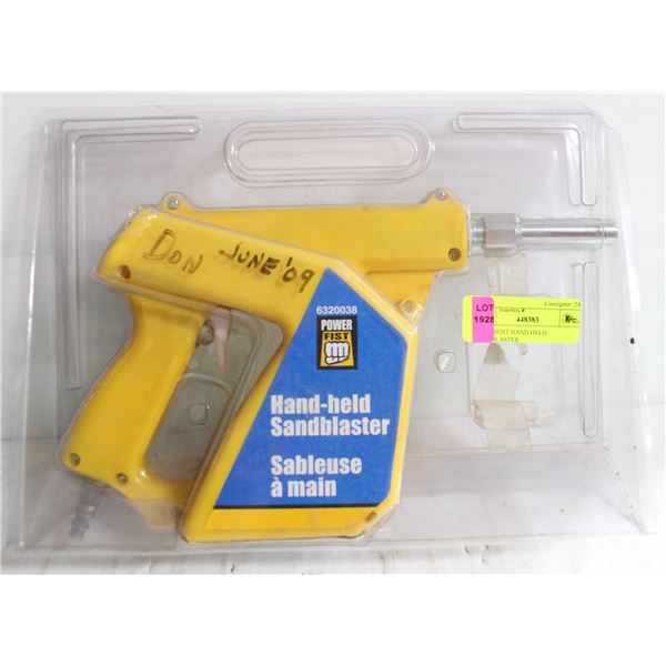 POWERFIST HAND HELD SANDBLASTER