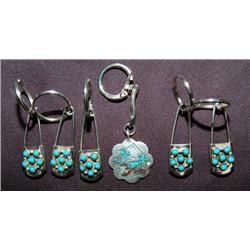 6 NAVAJO KEY CHAINS