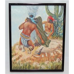 YAVAPAI APACHE PAINTING