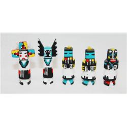 5 HOPI KACHINAS