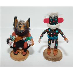 2 HOPI KACHINAS