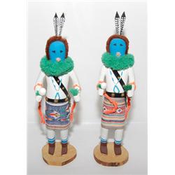 2 HOPI KACHINAS
