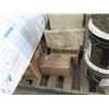 Image 10 : Pallet Cement Bricks, American Olean Porcelain Floor 63001, Buckets Adhesive, etc