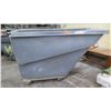 Image 1 : Rolling Heavy Duty Gray Plastic Tilt Trash Can