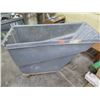 Image 2 : Rolling Heavy Duty Gray Plastic Tilt Trash Can