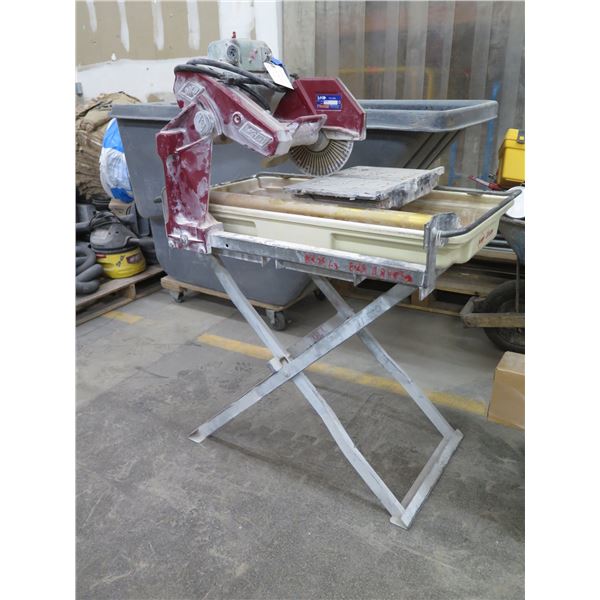 MK Diamond Products Tile Saw on Stand MK101 (As Is-missing water pump)