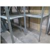 Image 4 : Qty 9 Metal & Wood Adjustable Warehouse Shelves, Misc Sizes