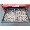 Image 2 : Sears Craftsman Rolling Tool Chest & Contents: Router Bits, Brad Nails, Tools, etc