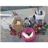 Image 1 : Multiple Bottle Jacks, Floor Jacks, Jack Stands, Plastic Containers, Grit, etc