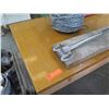 Image 2 : Wooden Table w/ Drain Cutter Model-A, Barbed Wire, Cutter Bender, etc