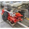 Image 1 : Pallet Delineator Parts & Folded Sawhorses