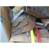 Image 2 : Pallet Rack Misc Metal Pipes & Sections, Landscape Tools, Brooms, etc