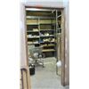 Image 1 : Contents of Closet: Shelves w/ Hardware, Galvanized Staples, Threaded Bolts, Powder Pins, etc