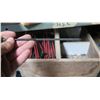 Image 25 : Contents of Closet: Shelves w/ Hardware, Galvanized Staples, Threaded Bolts, Powder Pins, etc