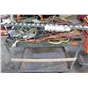Image 1 : Rolling Cart & Contents:  Tools,  Cords, Hardware, etc