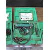 Image 8 : Greenlee Knock-Out Punch Set 767 & 7304 w/ Hydraulic Hand Ram Tool in Cases