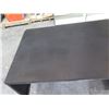Image 2 : Metal Shop Desk w/ 2 Drawers 65"x36"x29" & HON Black 2 Drawer File Cabinet