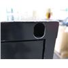 Image 8 : Metal Shop Desk w/ 2 Drawers 65"x36"x29" & HON Black 2 Drawer File Cabinet