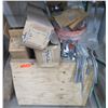 Image 1 : Wooden Bin Hoses, Metal Banding Straps, Talleycom Parts, etc