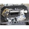 Image 8 : Qty 2 Rolling Metal Carts & Contents: Wire Rope, Toolbox, Hardware, etc