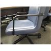 Image 8 : Wooden Conference Table 133"x48"x30" & 10 Rolling Upholstered Chairs