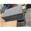 Image 8 : Qty 5 Furniture Items: Rolling 4 Tier Table w/ Leaf, 4 Drawer Desk, Coffee Table, File Cabinet, etc