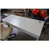 Image 2 : WHITE 2 DRAWER DESK AND OFFICE CHAIR