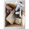 BOX OF CONSTRUCTION ITEMS