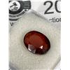 Image 2 : Natural Garnet 5.865 ct 12.49 x9.57x4.93mm Oval Cut VS Brazil- Untreated