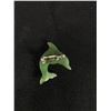 Image 3 : Beautiful BC Jade Dolphin Pin/Brooch.
