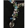 Image 5 : Beautiful Vintage Silvertone Necklace with Lots of Colourful Glass Beads Dangling