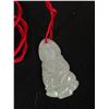 Image 2 : Oriental Jade Pendant With Red String Attached