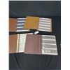 Image 2 : Lot of 4 Brown Leather Coin Books ( Empty)