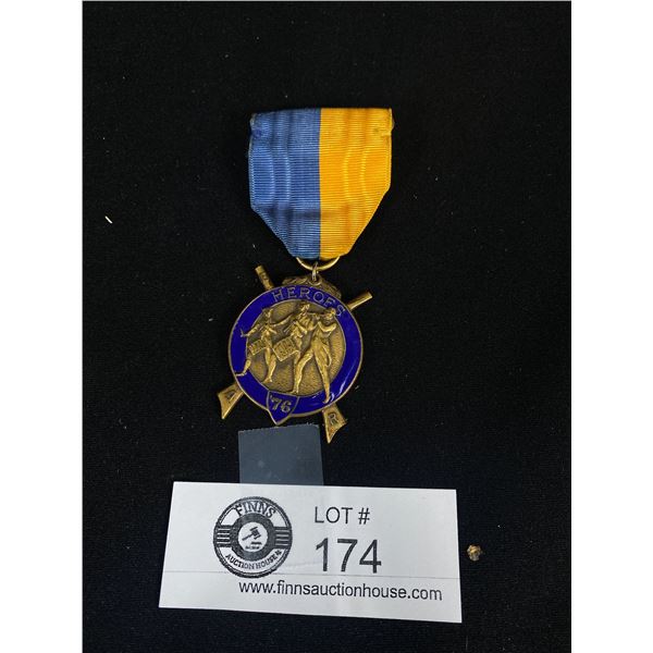 National Sojourners, Heroes of 76 Medal