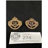 Image 2 : Pair of WW1 14th Battalion Collar Badges