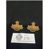 Image 1 : Pair of WW1 93rd Battalion Collar Badges